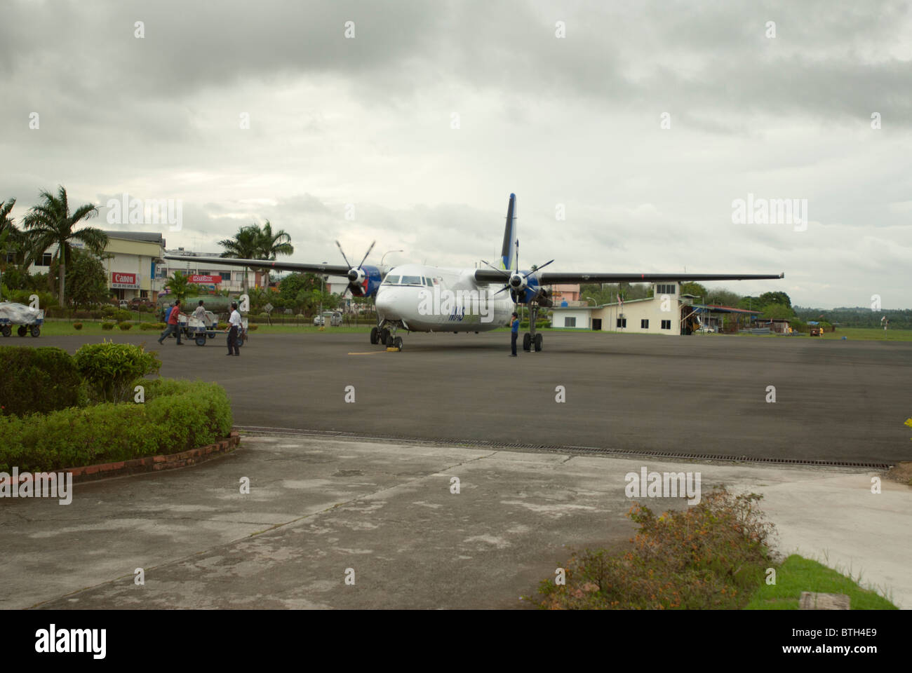 Lahad Datu Airport Lahad Datu Sabah Borneo Malaysia Stock Photo Alamy