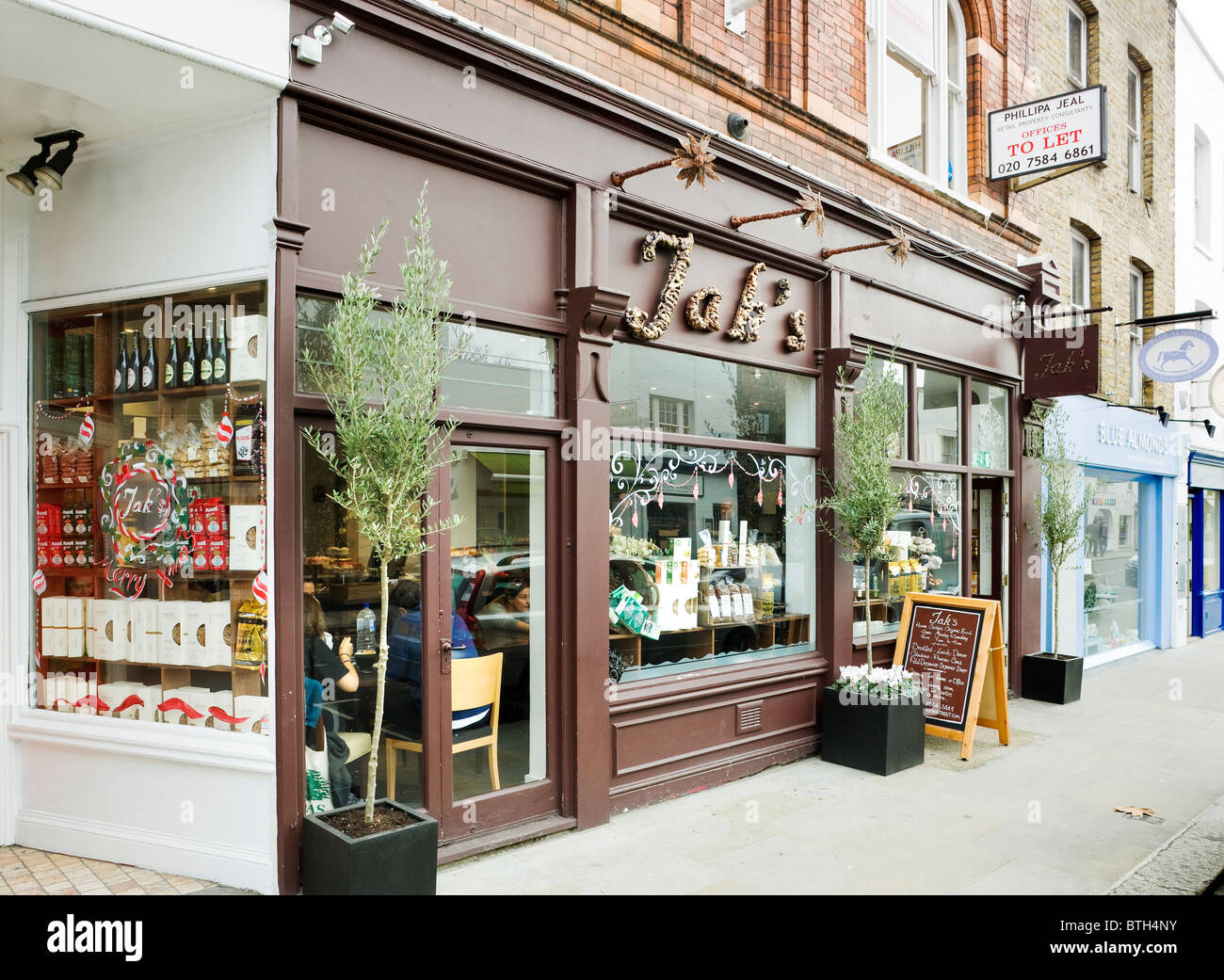 Jak's Cafe, Chelsea Stock Photo Alamy