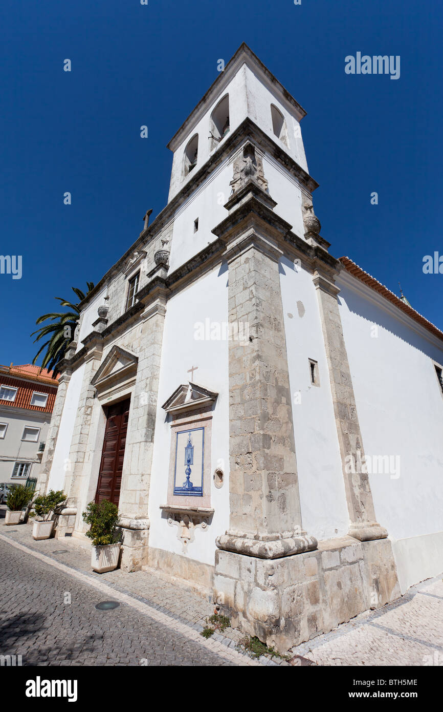 Santo Estevão Church also known as Santissimo Milagre Sanctuary. Renaissance architecture. City of Santarém, Portugal. Stock Photo