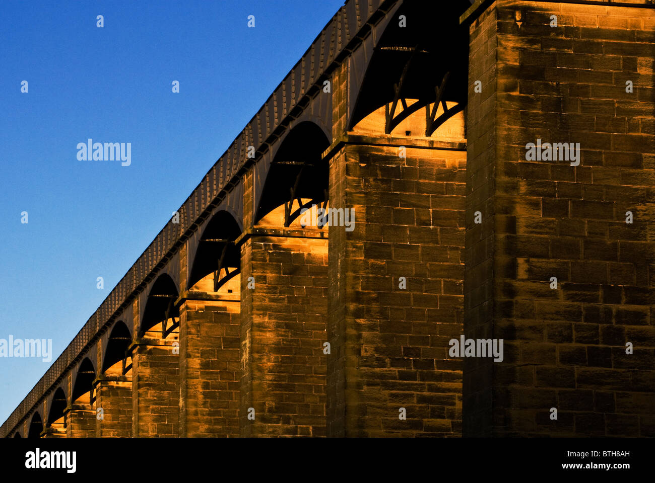 The Pontcysyllte Aqueduct, Trevor, Denbighshire, North Wales Stock Photo