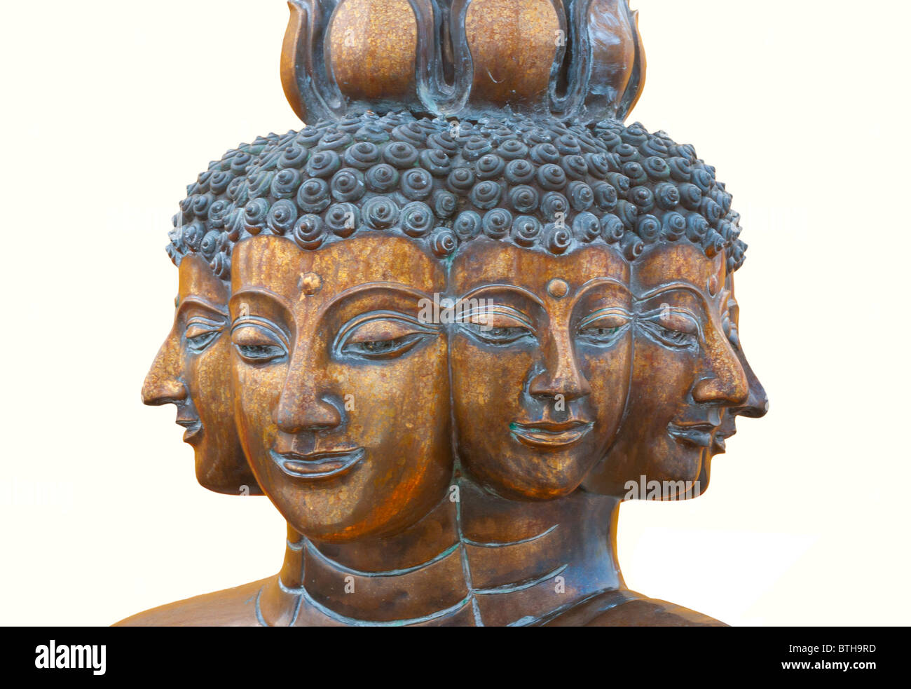 Buddha Statue with many heads Stock Photo Alamy