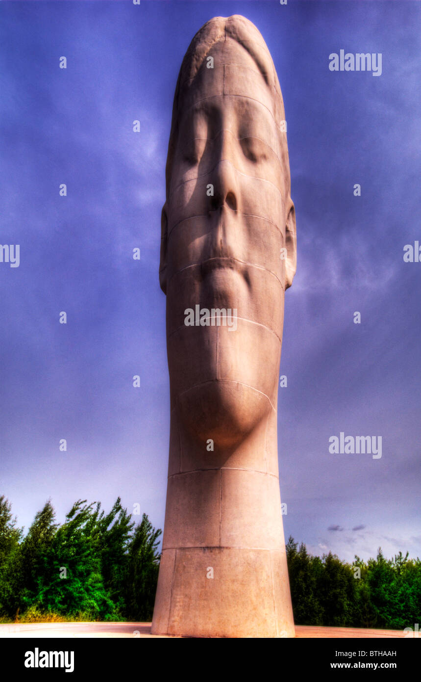 'The Dream' sculpture, St.Helens, Merseyside, England, UK Stock Photo