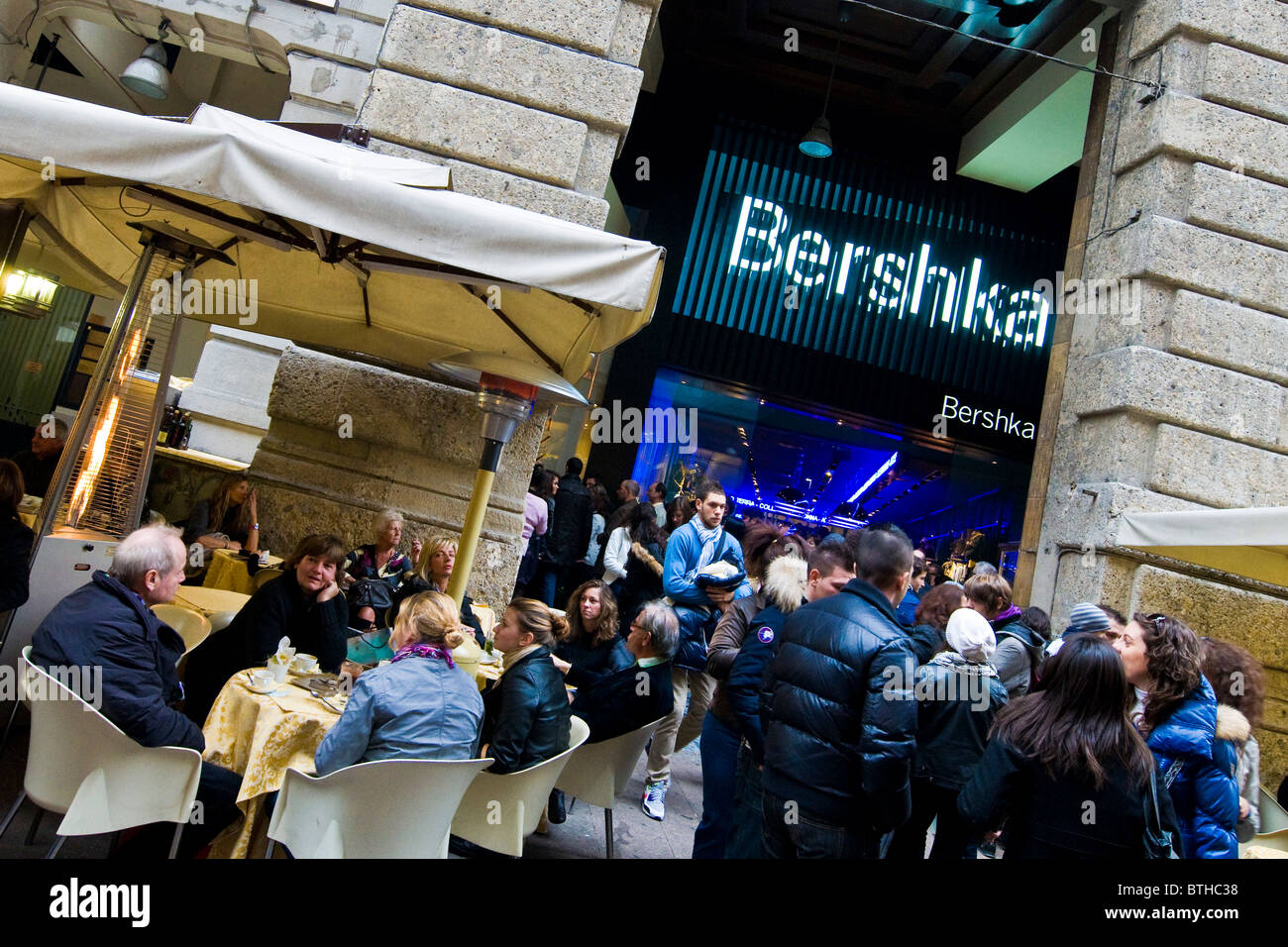 Bershka shop in Vittorio Emanuele street, Shopping, Milan Stock Photo -  Alamy