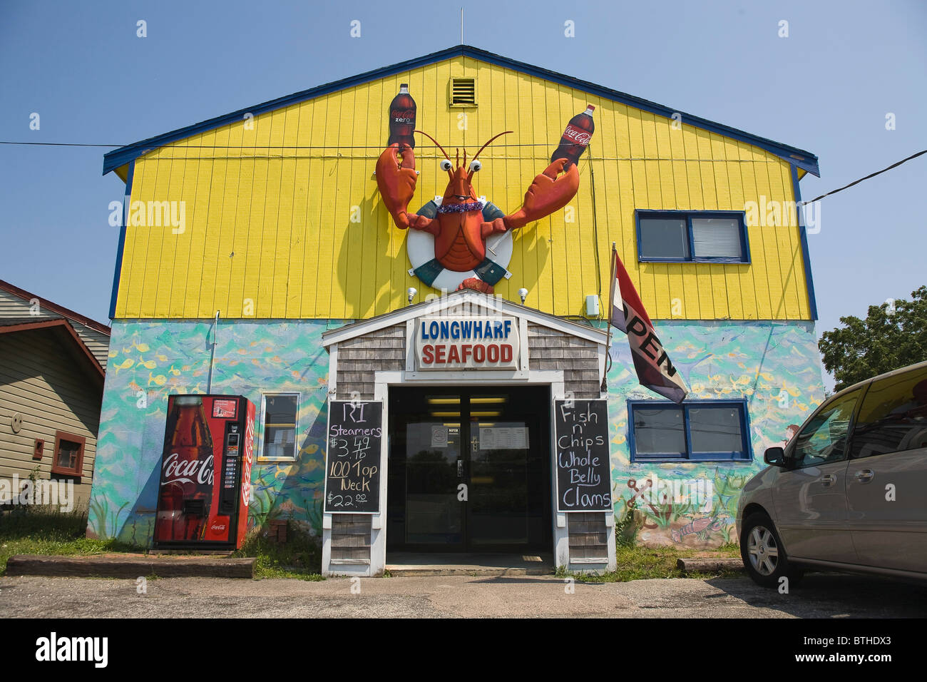 Seafood Market Newport, Rhode Island Stock Photo Alamy