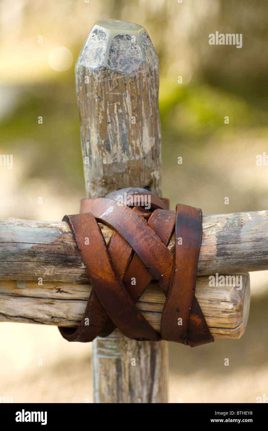 wooden farm fence Stock Photo - Alamy
