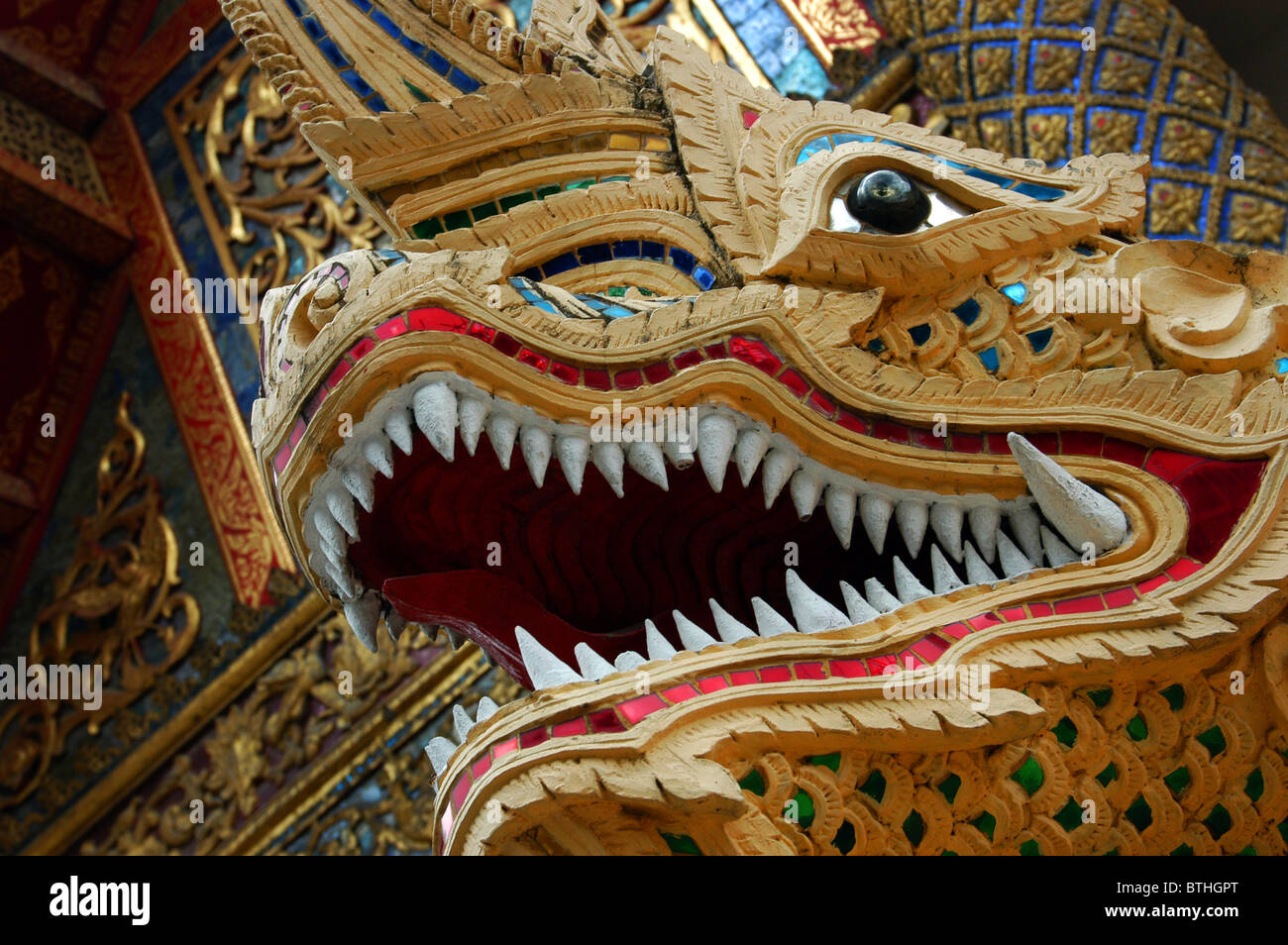 Wooden dragon head hires stock photography and images Alamy