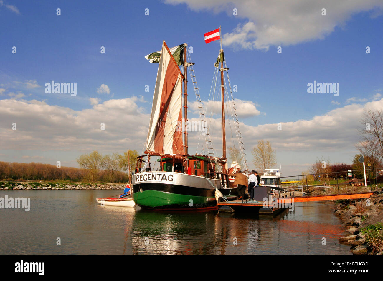 sailing boat from Friedensreich Hundertwasser Stock Photo