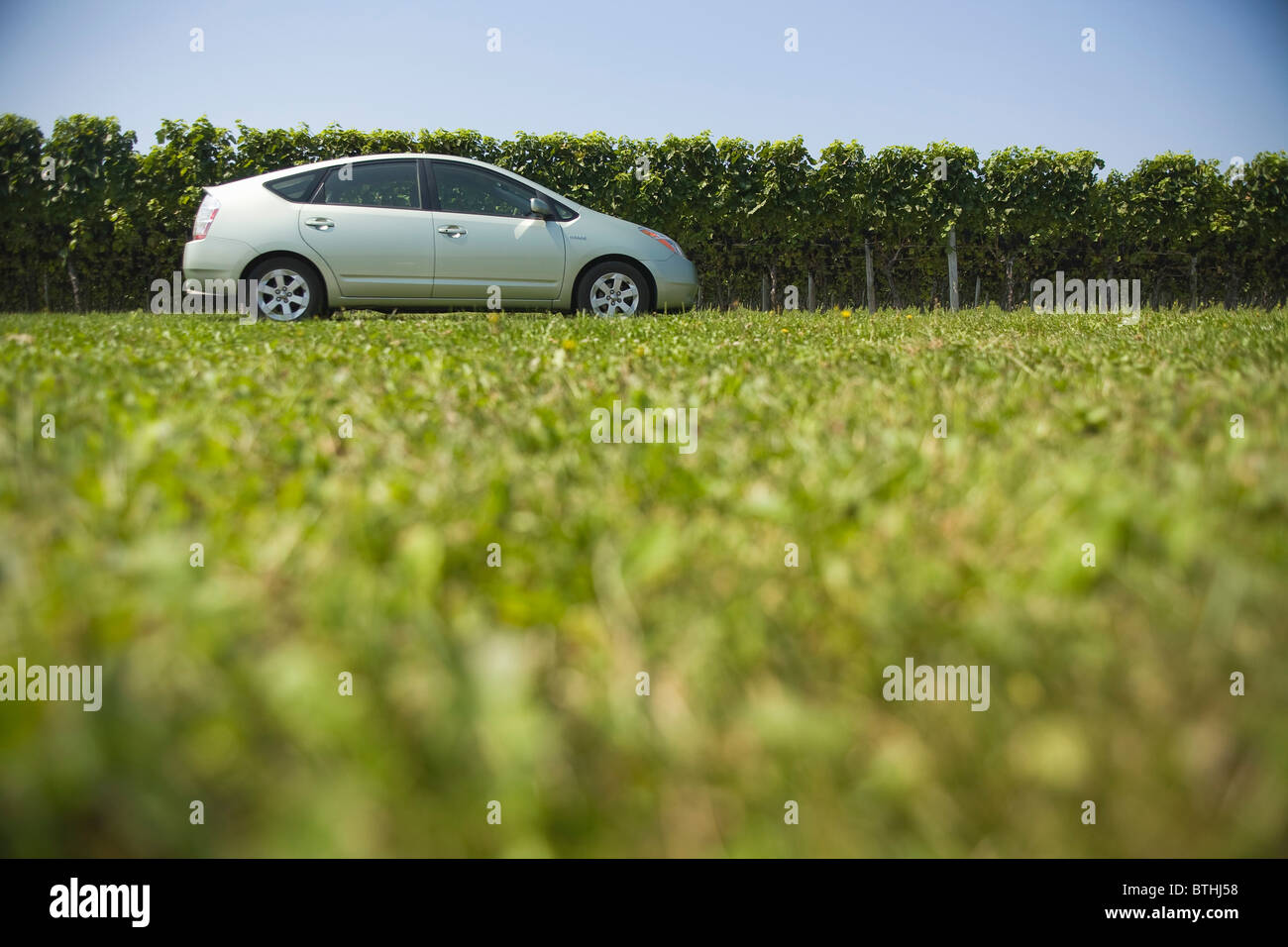 Toyota Prius Hybrid car Stock Photo