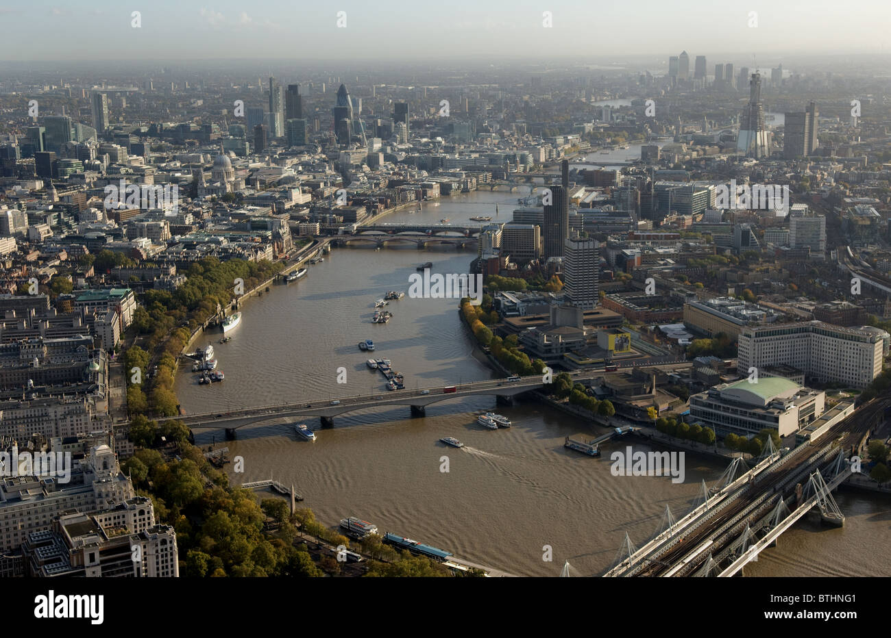 Thames from the air hi-res stock photography and images - Alamy