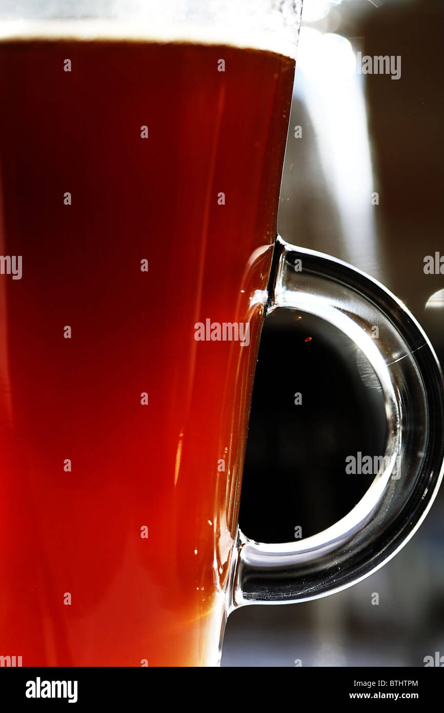 filled glass coffee cup Stock Photo Alamy