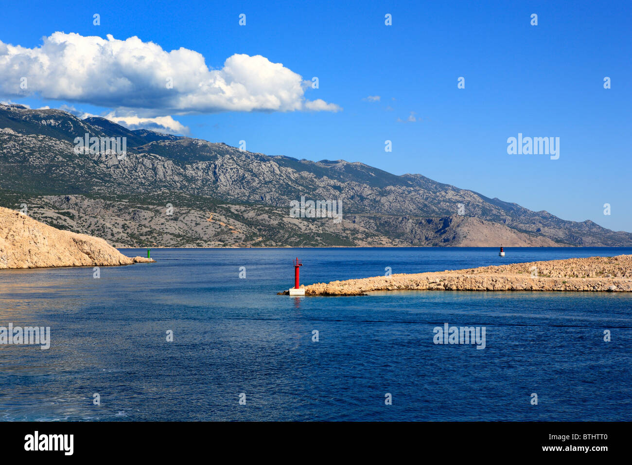 Adriatic coast, Rab, Primorje-Gorski county, Croatia Stock Photo