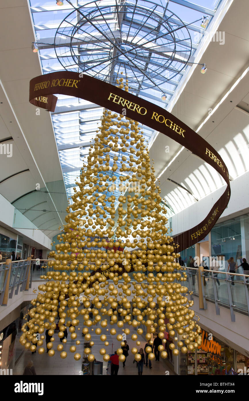Metrocentre Gateshead out of town shopping mall christmas decorations