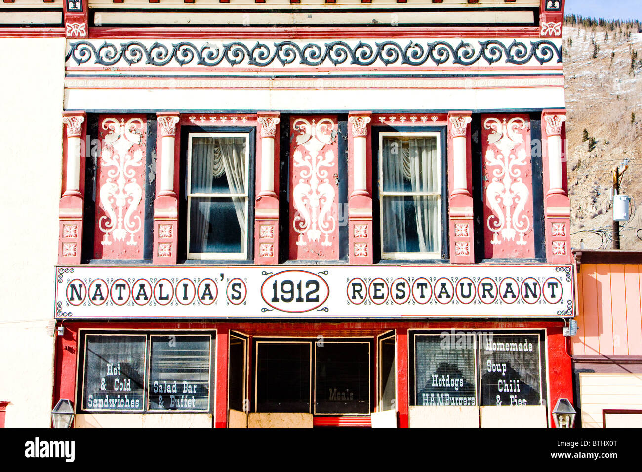 restaurant, Silverton, Colorado, USA Stock Photo Alamy