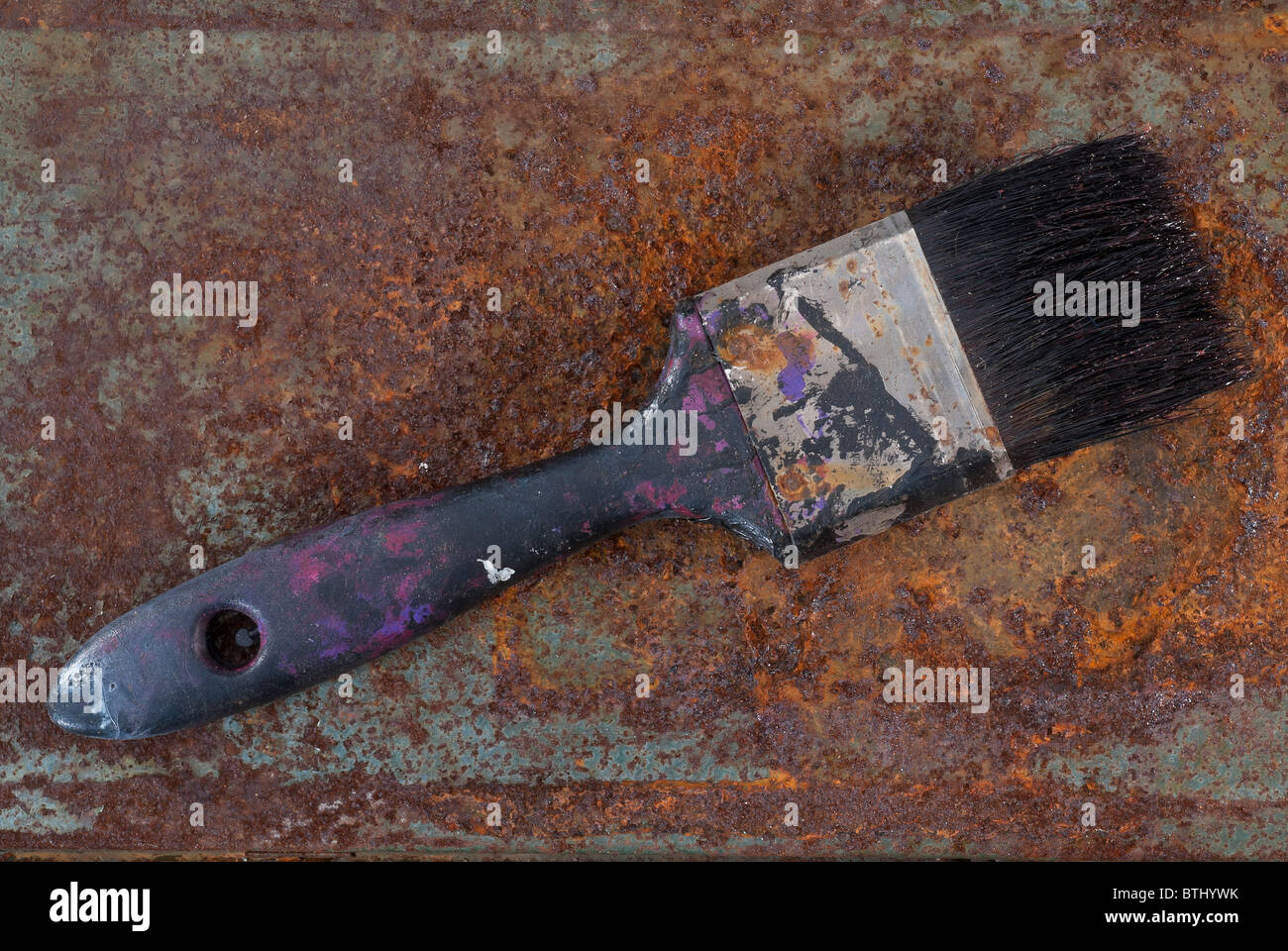 Old Paint Brush 2010 Stock Photo Alamy