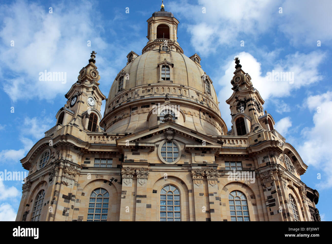 Dresdner Frauenkirche, Dresden, Saxony, Germany Stock Photo