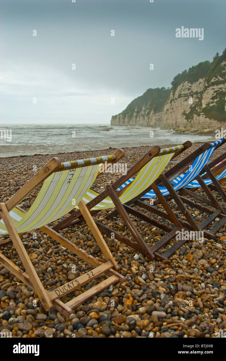 Beach at Beer, Devon Stock Photo Alamy