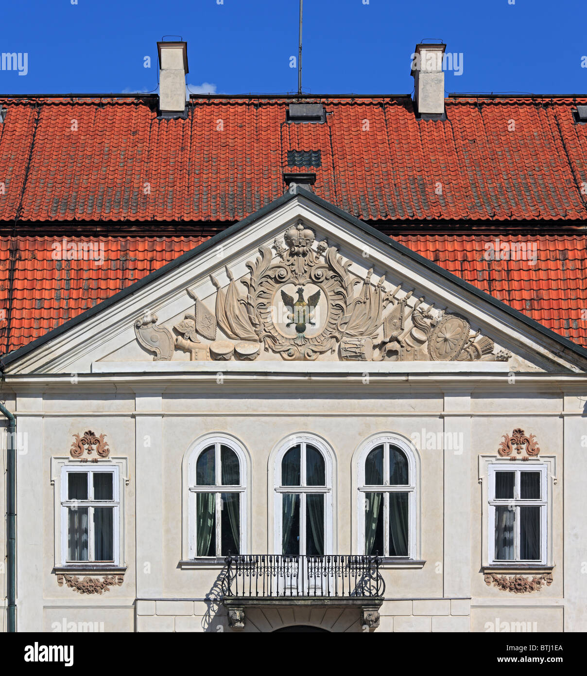 Palace, Nieborow, Lowicz county, Lodz Voivodeship, Poland Stock Photo