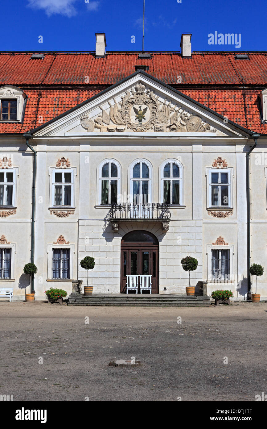 Palace, Nieborow, Lowicz county, Lodz Voivodeship, Poland Stock Photo