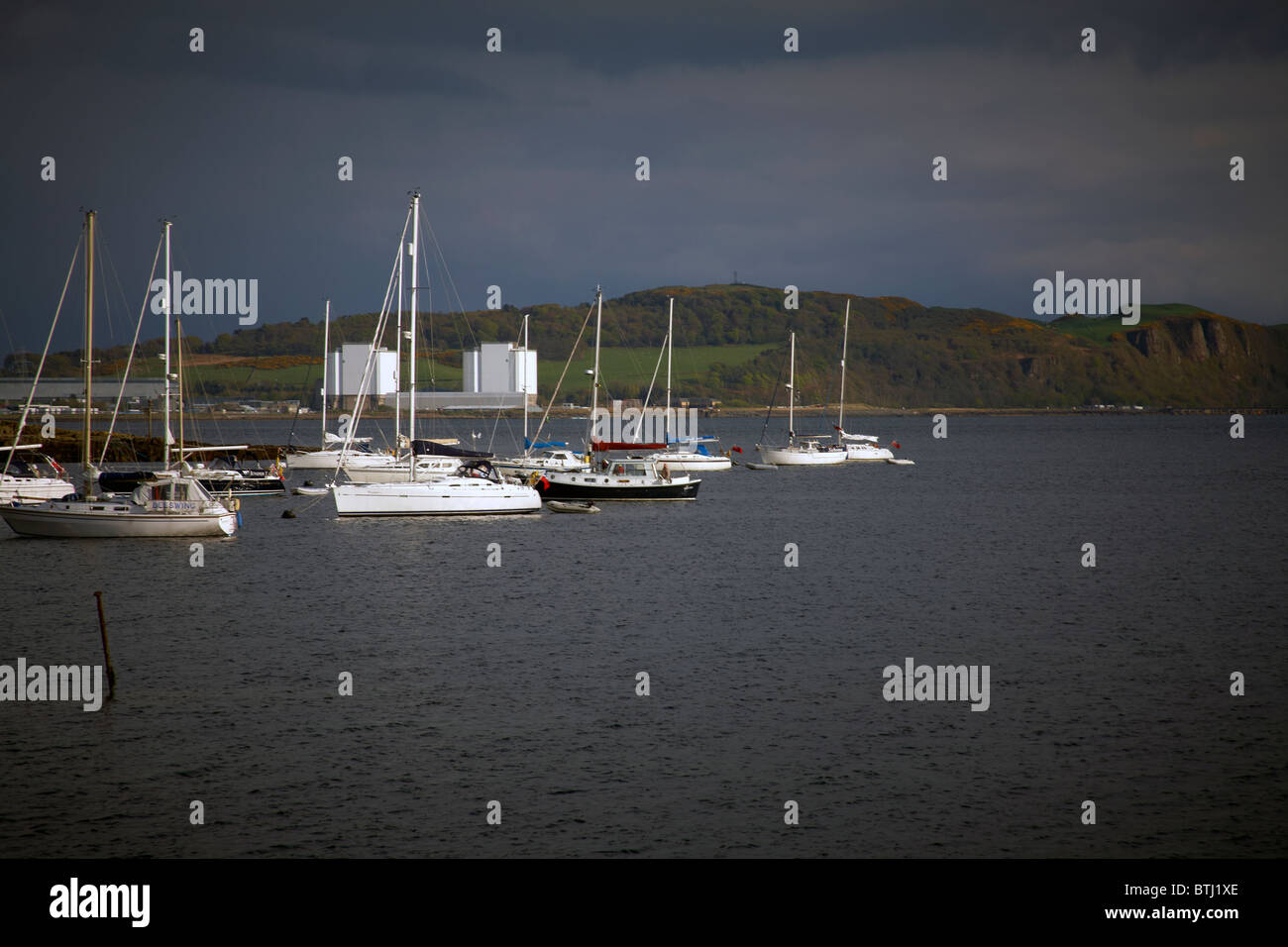 Views of the Seafront at Millport on the Isle of Cumbrae, off the coast of Largs Ayrshire, Scoltland Stock Photo