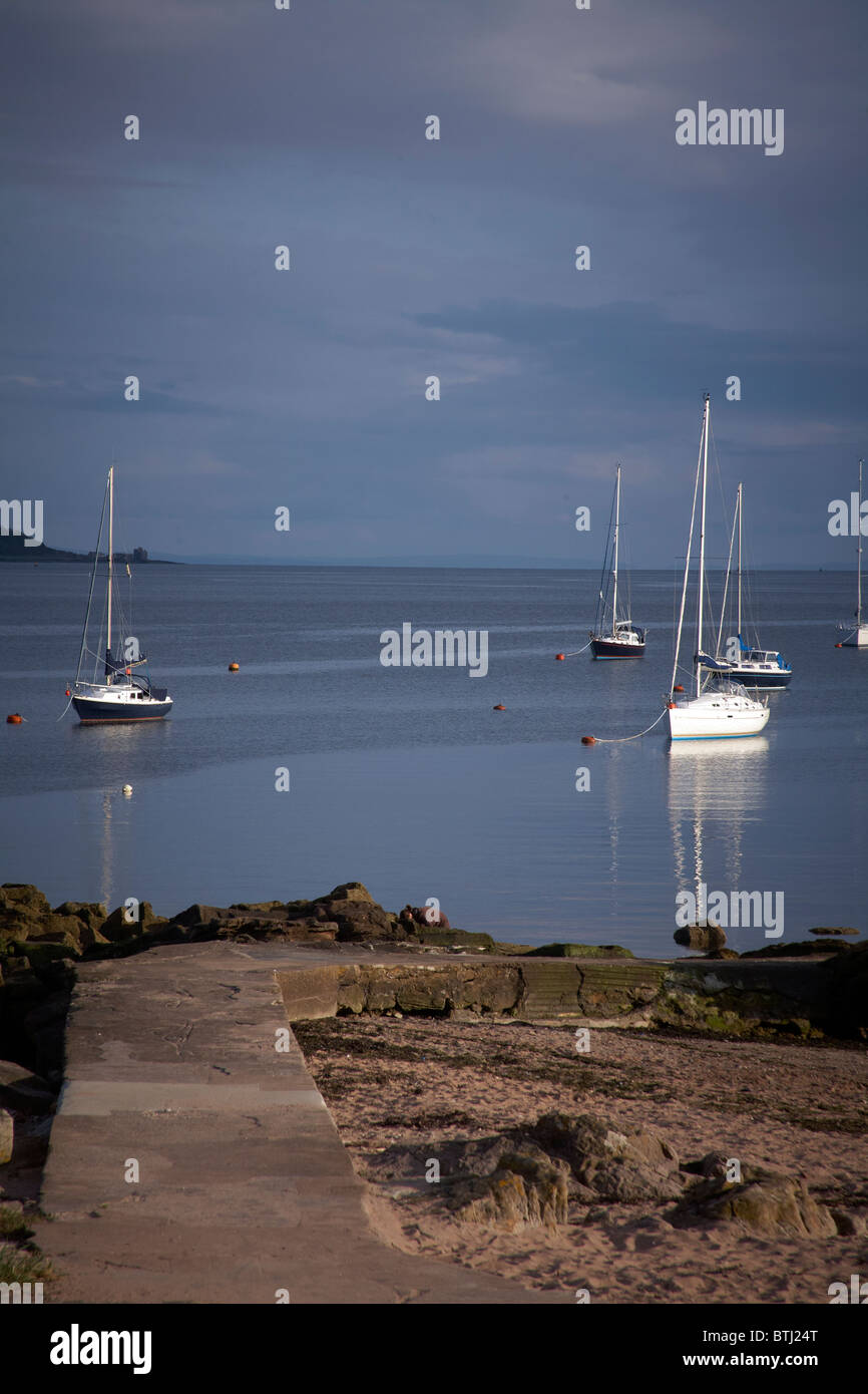 Views of the Seafront at Millport on the Isle of Cumbrae, off the coast of Largs Ayrshire, Scoltland Stock Photo