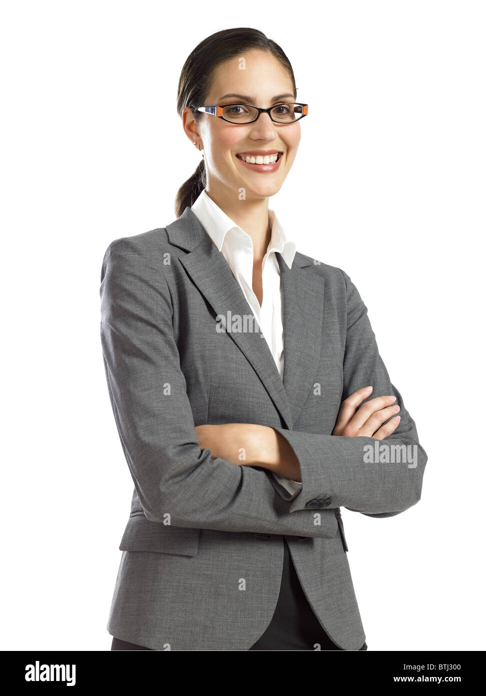 Young confident business woman 1 Stock Photo - Alamy