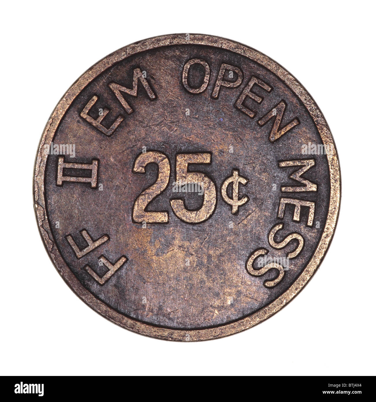 US Military Token Stock Photo Alamy