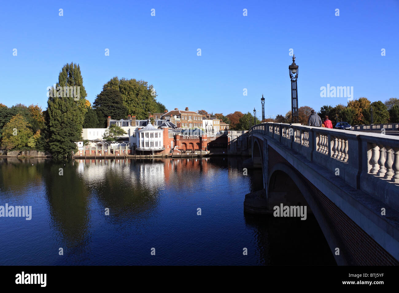 Hampton Court Bridge Over The River Thames At Molesey Designed By W P hampton-court-bridge-over-the-river-thames-at-molesey-designed-by-w-p