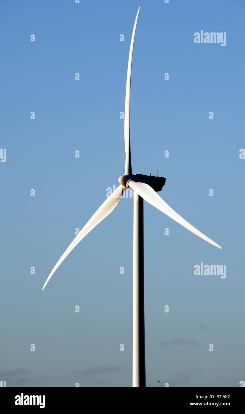 Wind Power Generation Peterborough Stock Photo