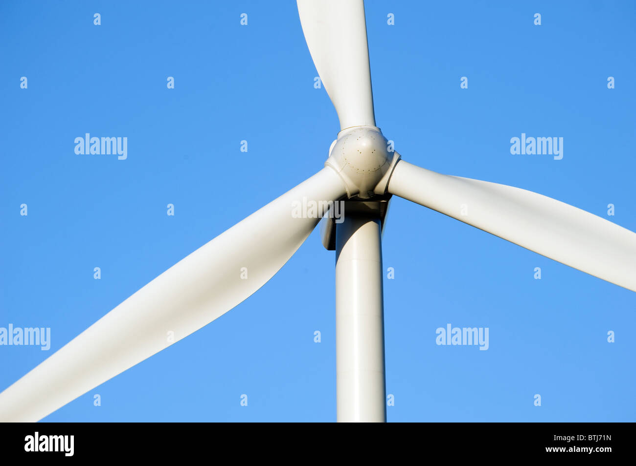 Land Based Wind Turbine Stock Photo Alamy