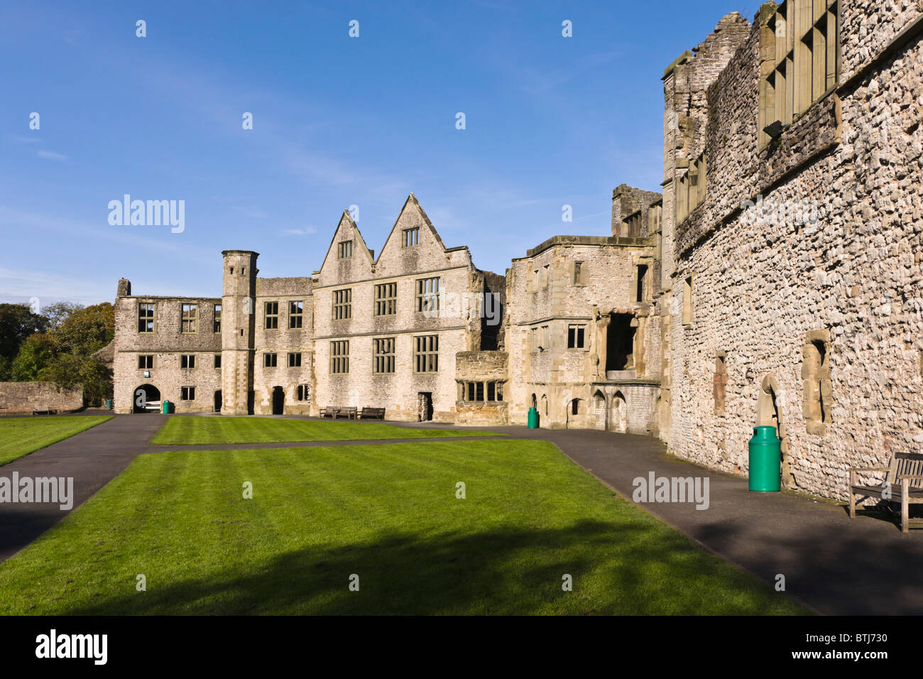 Dudley Castle West Midlands UK - historic ruined castle and house with