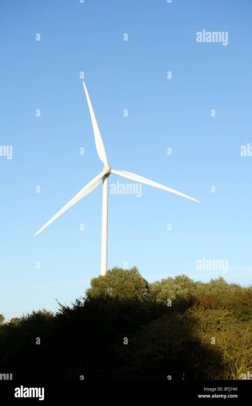 Land Based Wind Turbine Stock Photo Alamy