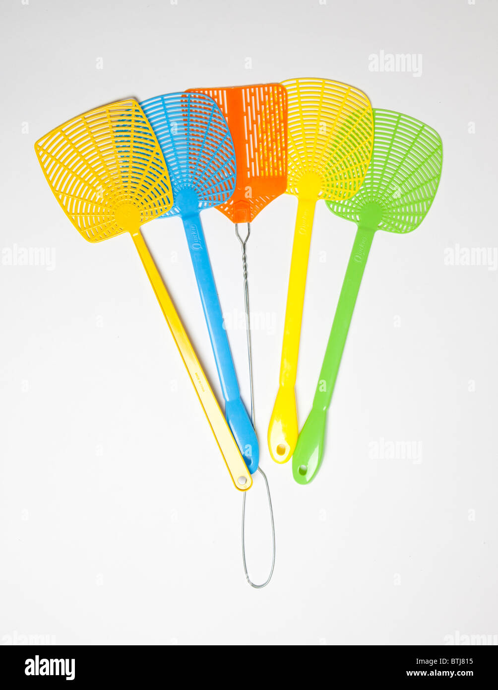 colorful plastic fly swatters Stock Photo - Alamy
