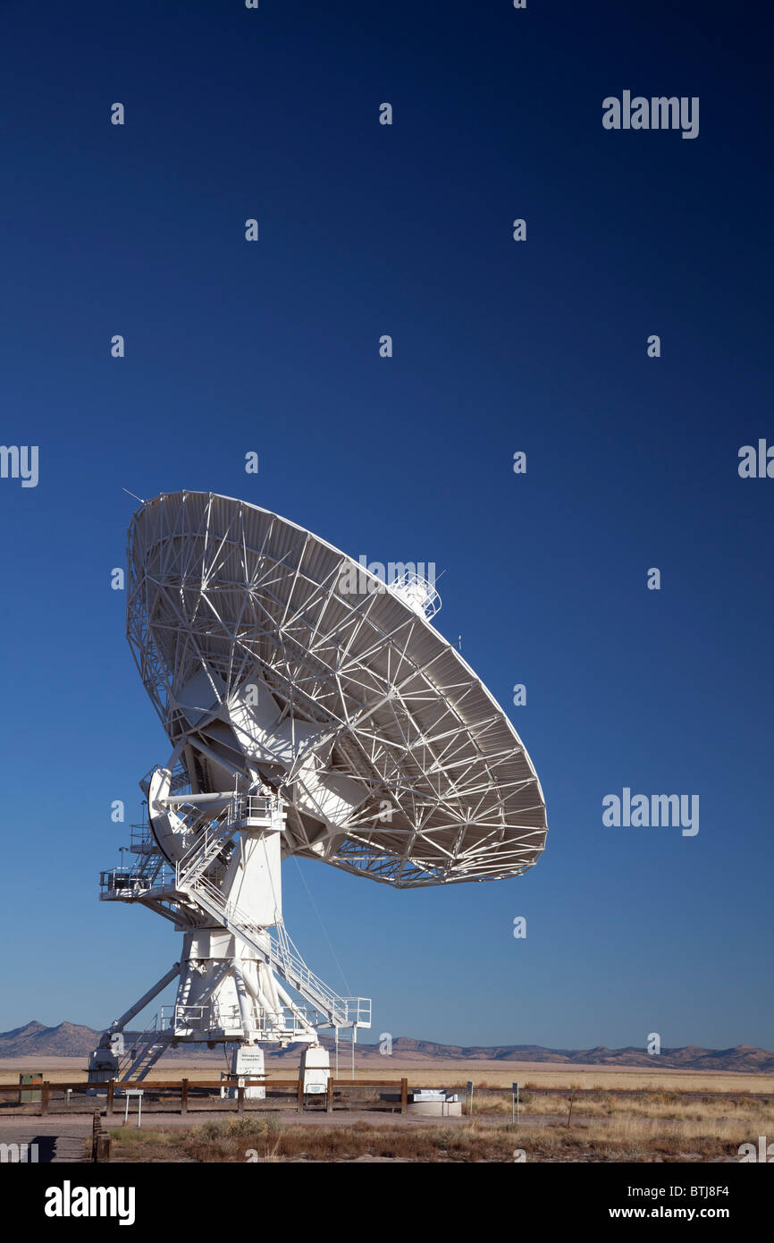 The Very Large Array radio telescope, part of the National Radio Astronomy Observatory Stock Photo