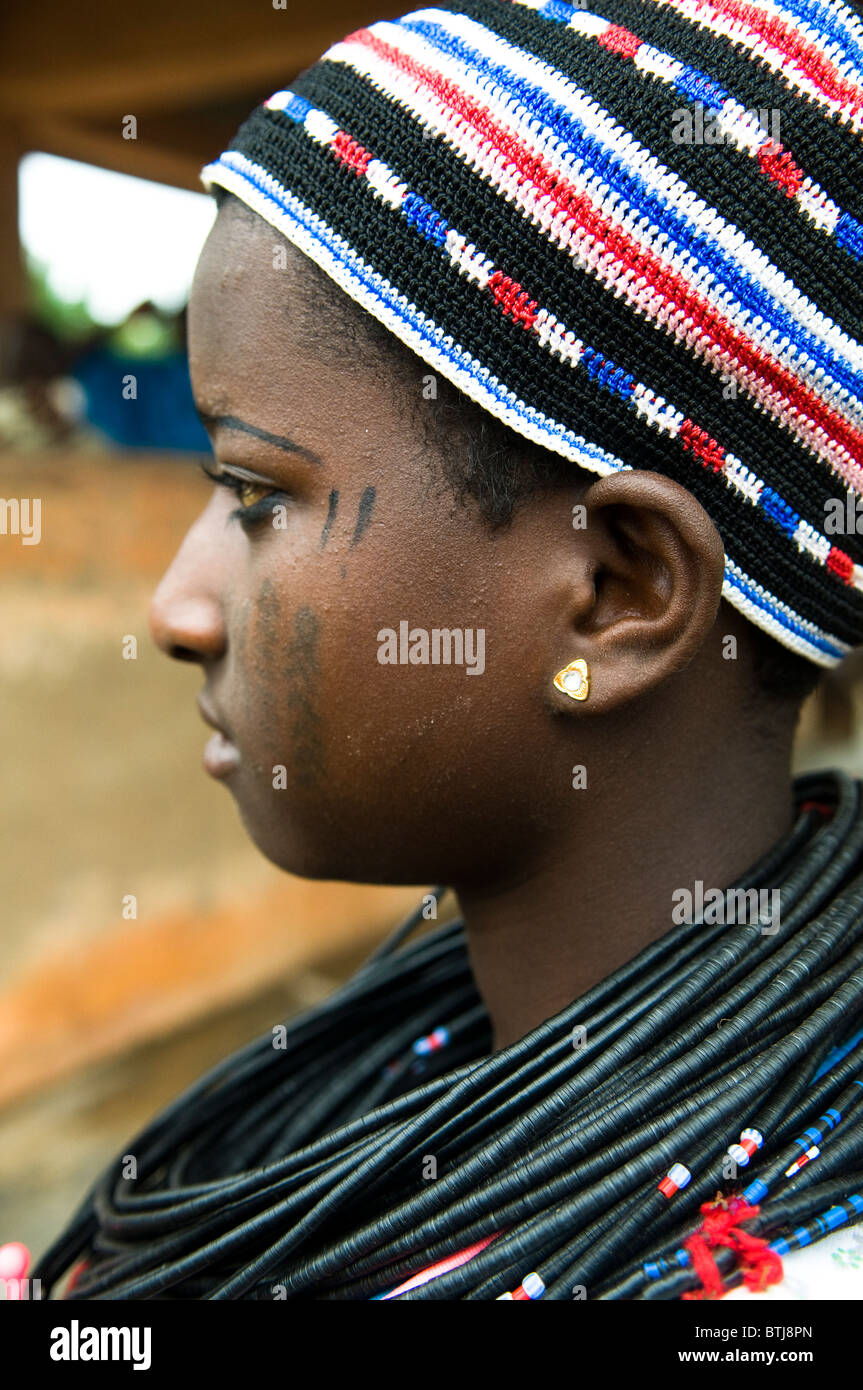 The Peul / Fula / Fulani live throuout west Africa. Stock Photo