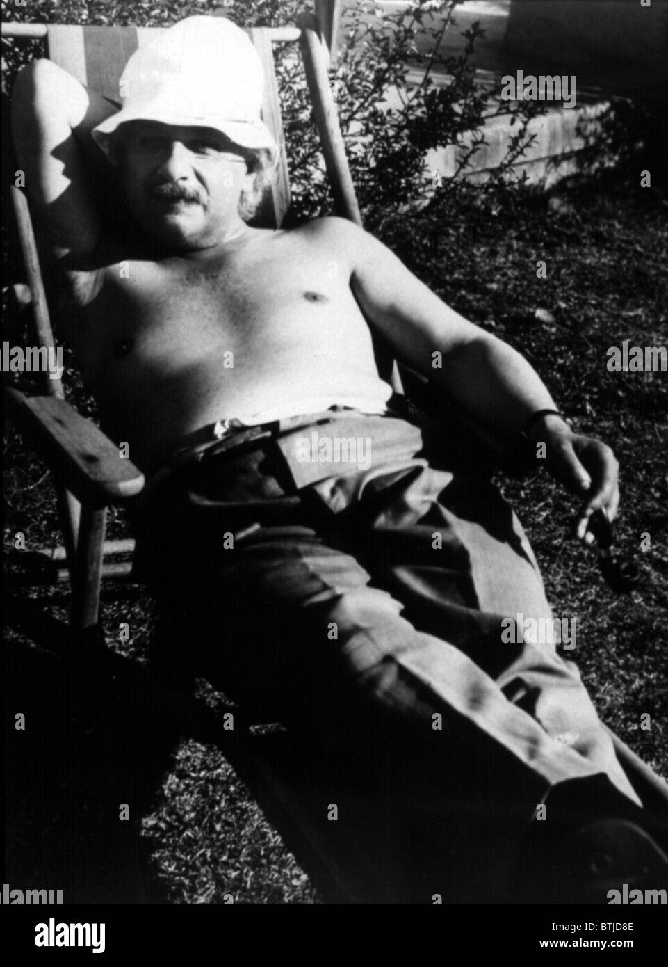 Albert Einstein in Palm Springs, California, 1930s Stock Photo