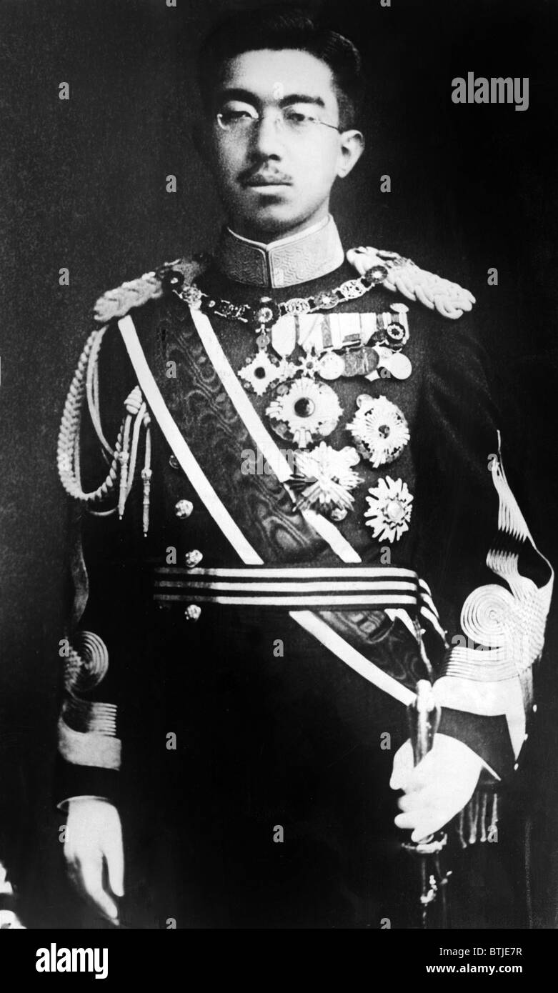 EMPEROR HIROHITO, of Japan, portrait circa 1920s Stock Photo