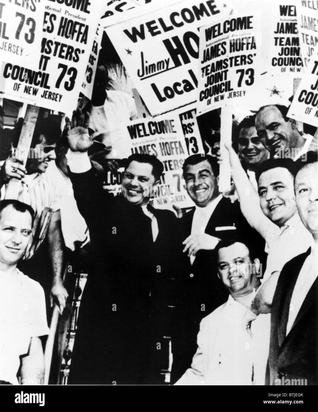 JAMES R. HOFFA- Teamsters Union President with Anthony Provenzano (Tony
