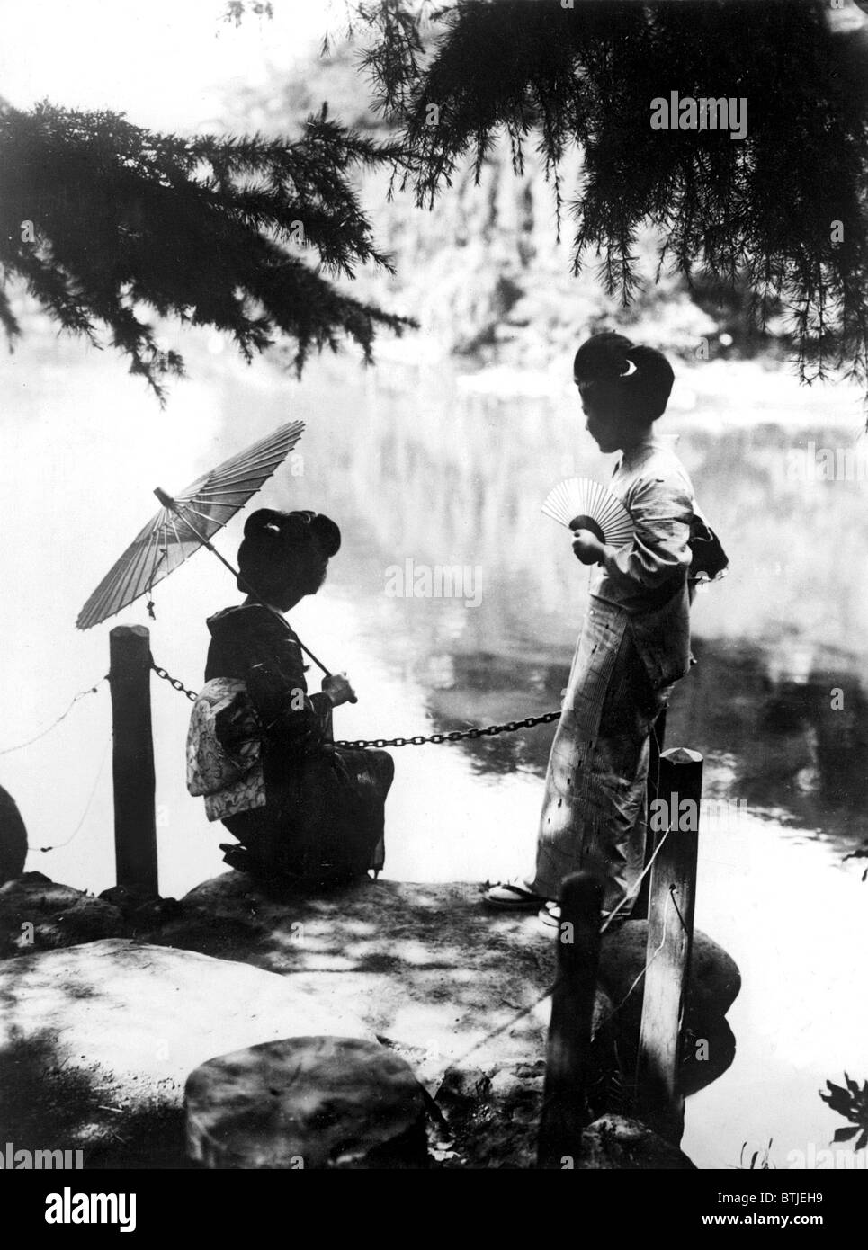 A summer day in Japan, 1927. Stock Photo