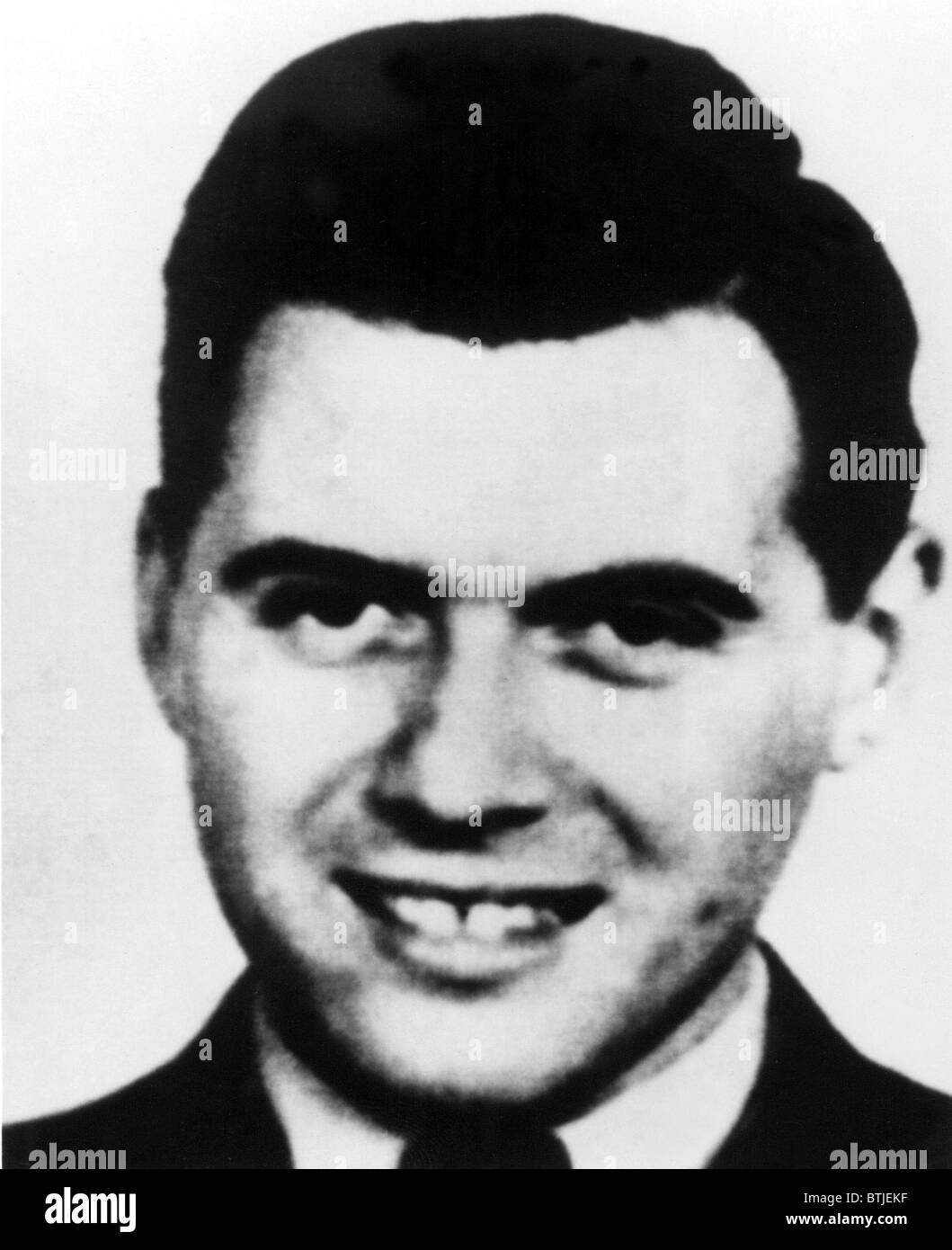JOSEF MENGELE, Nazi war criminal. Stock Photo