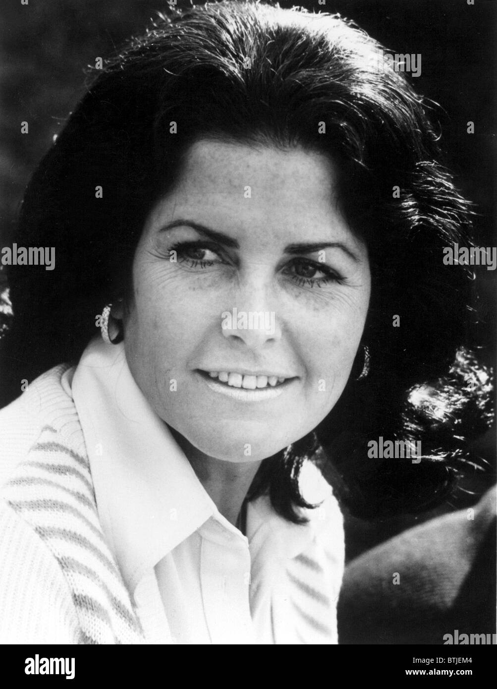 Judith Exner, former mistress of JFK, in a 1978 portrait. Stock Photo