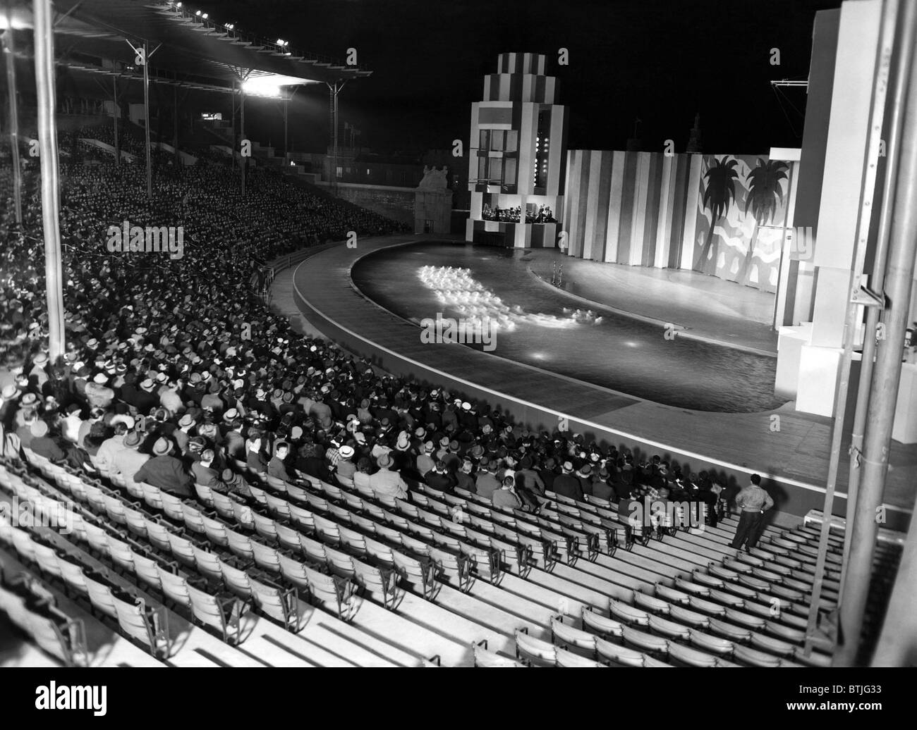 The 'aquacade' at the World's Fair New York, May 4, 1939 Stock Photo