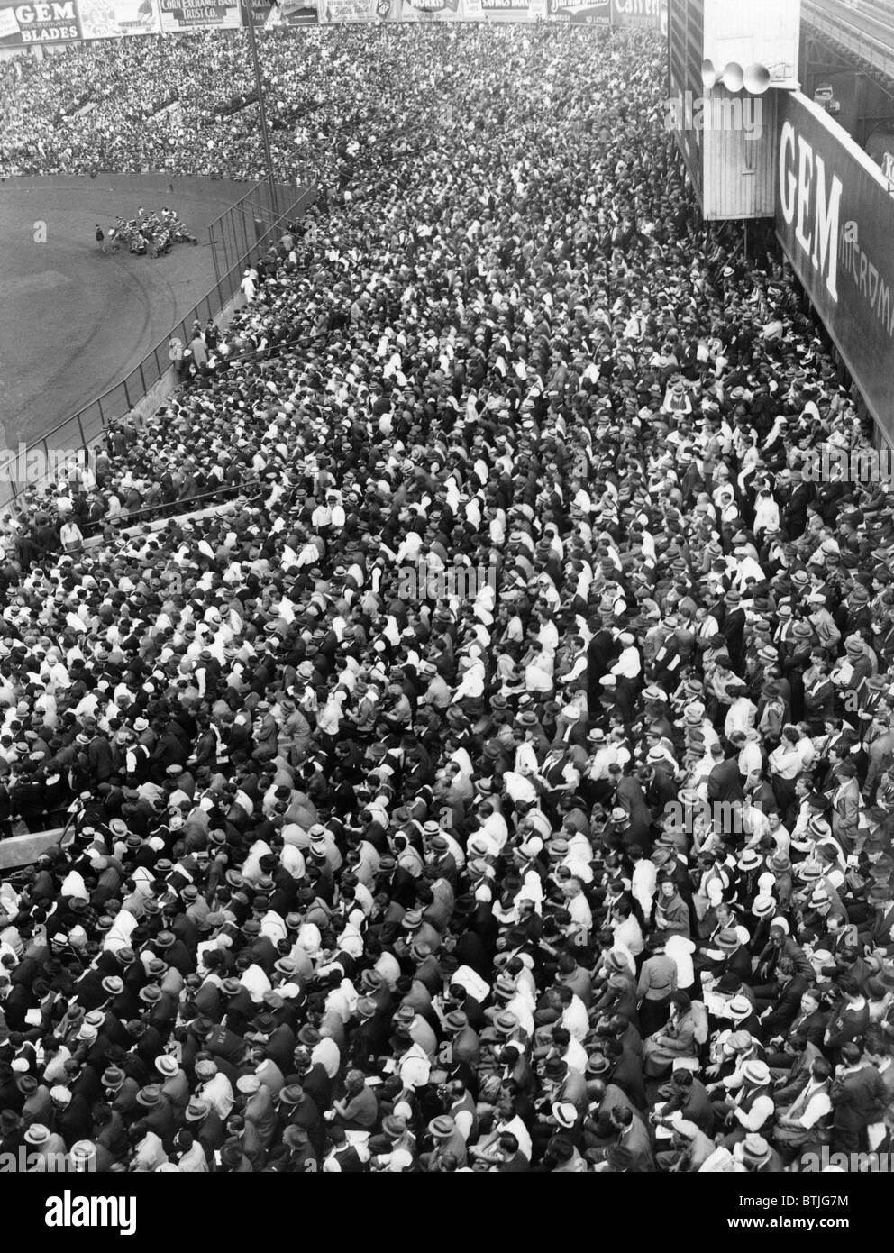 Yankee Stadium Bleachers, New York, 1937. CSU Archives/Courtesy Everett