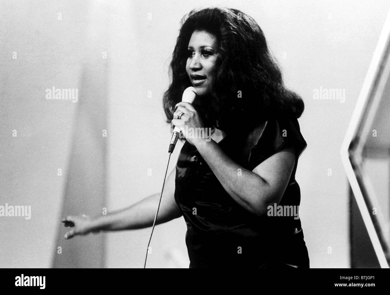 Aretha Franklin, ca. late 1970s. Courtesy CSU Archives/Everett Collection. Stock Photo