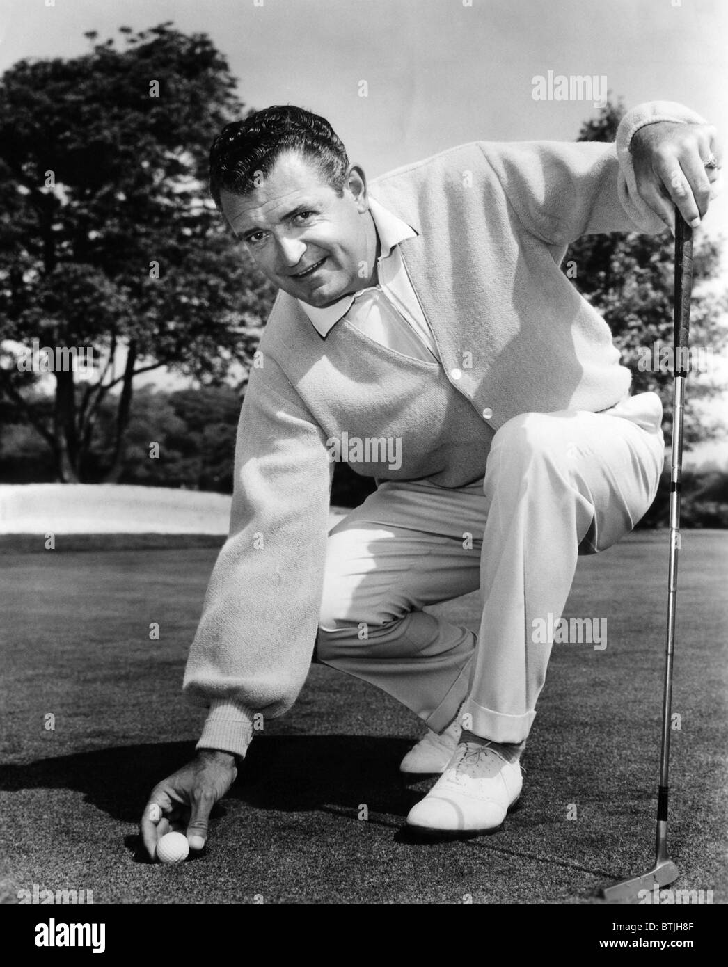 Sportscaster Chick Hearn, ca 1960s. Courtesy CSU Archives/Everett Collection Stock Photo Alamy