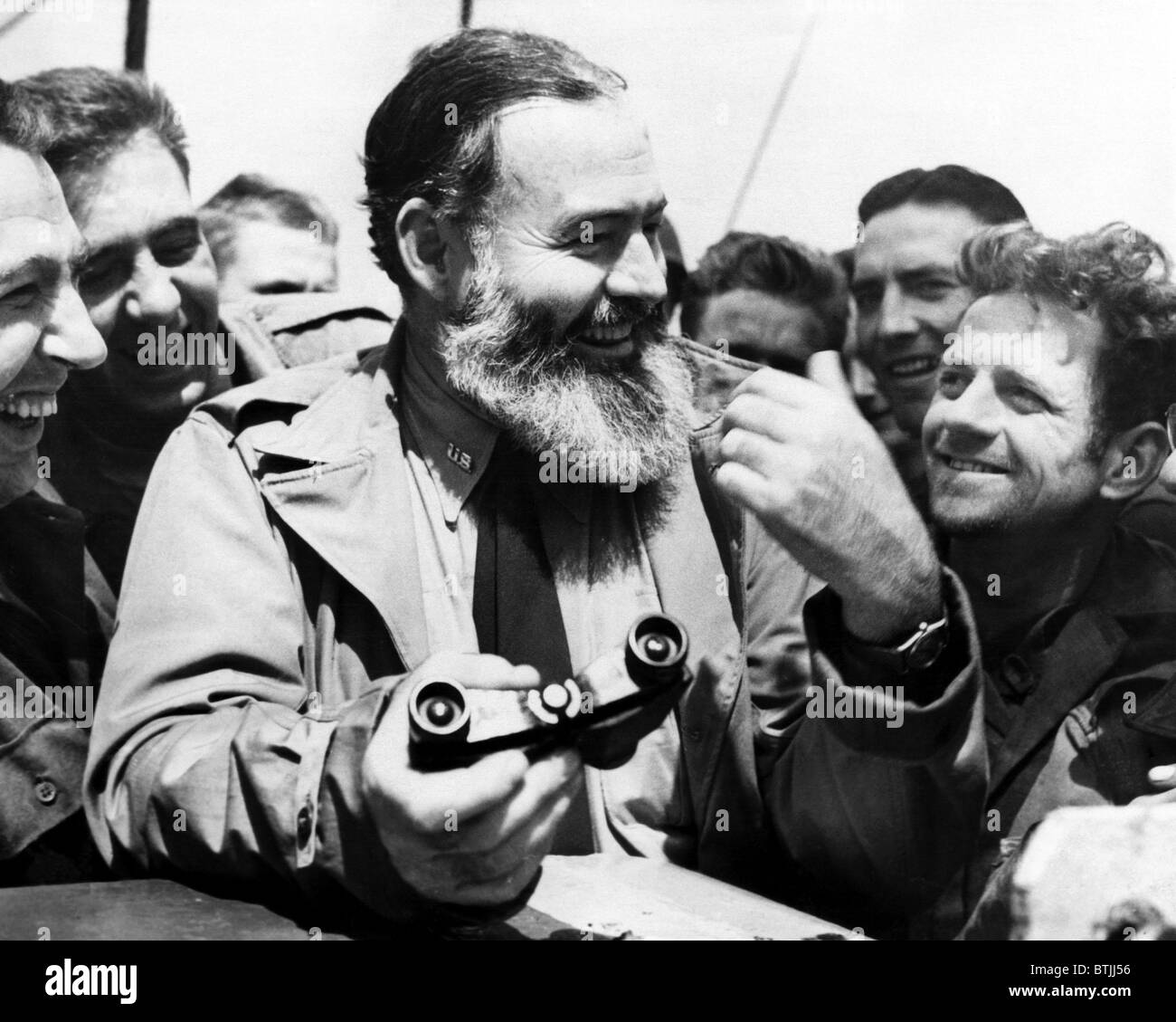 Ernest Hemingway ca. 1959. Courtesy CSU Archives/Everett Collection. Stock Photo