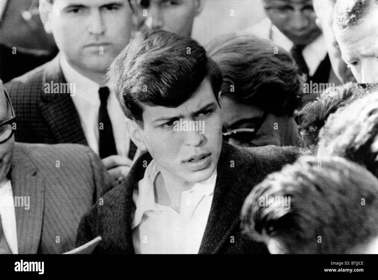 American singer and conductor Frank Sinatra Jr., after his father (Frank Sinatra) paid a ransom of 240,000 dollars to kidnappers Stock Photo