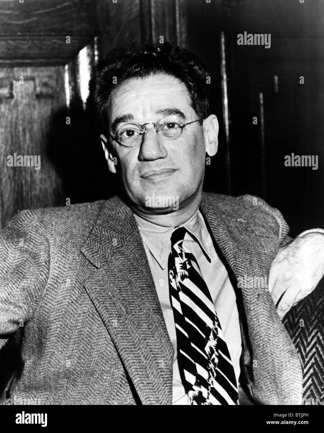 George S. Kaufman, Playwright, 1946 Stock Photo