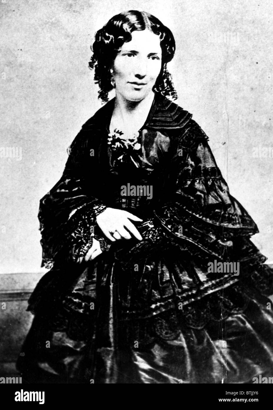 Harriet Beecher Stowe, ca.1800's Courtesty: CSU Archives/Everett Collection Stock Photo
