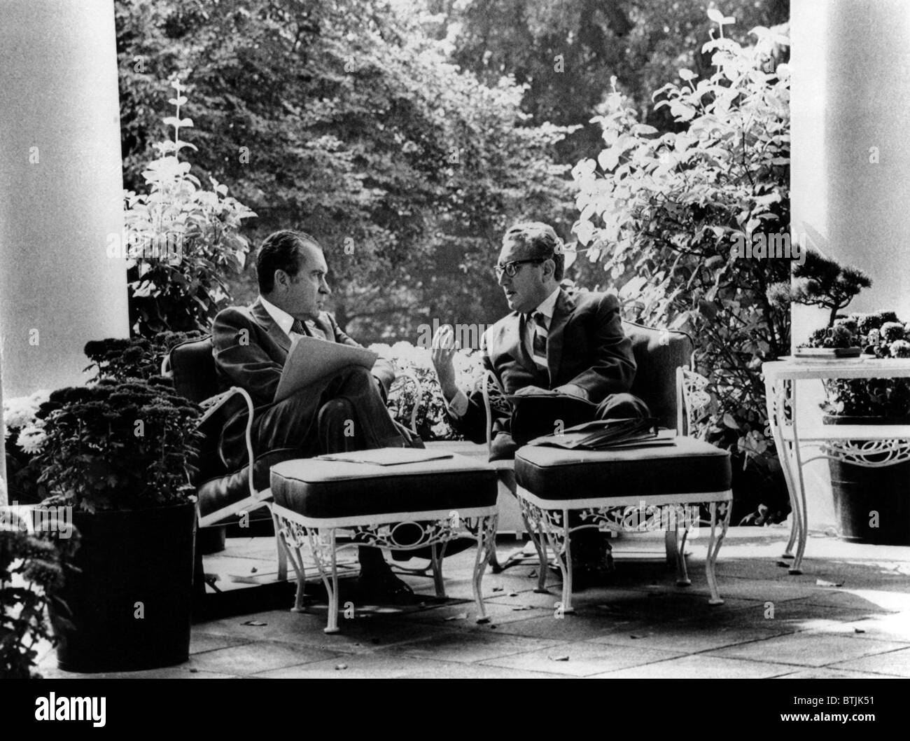 Richard Nixon, Henry Kissinger, Washington D.C., September 16, 1972 ...
