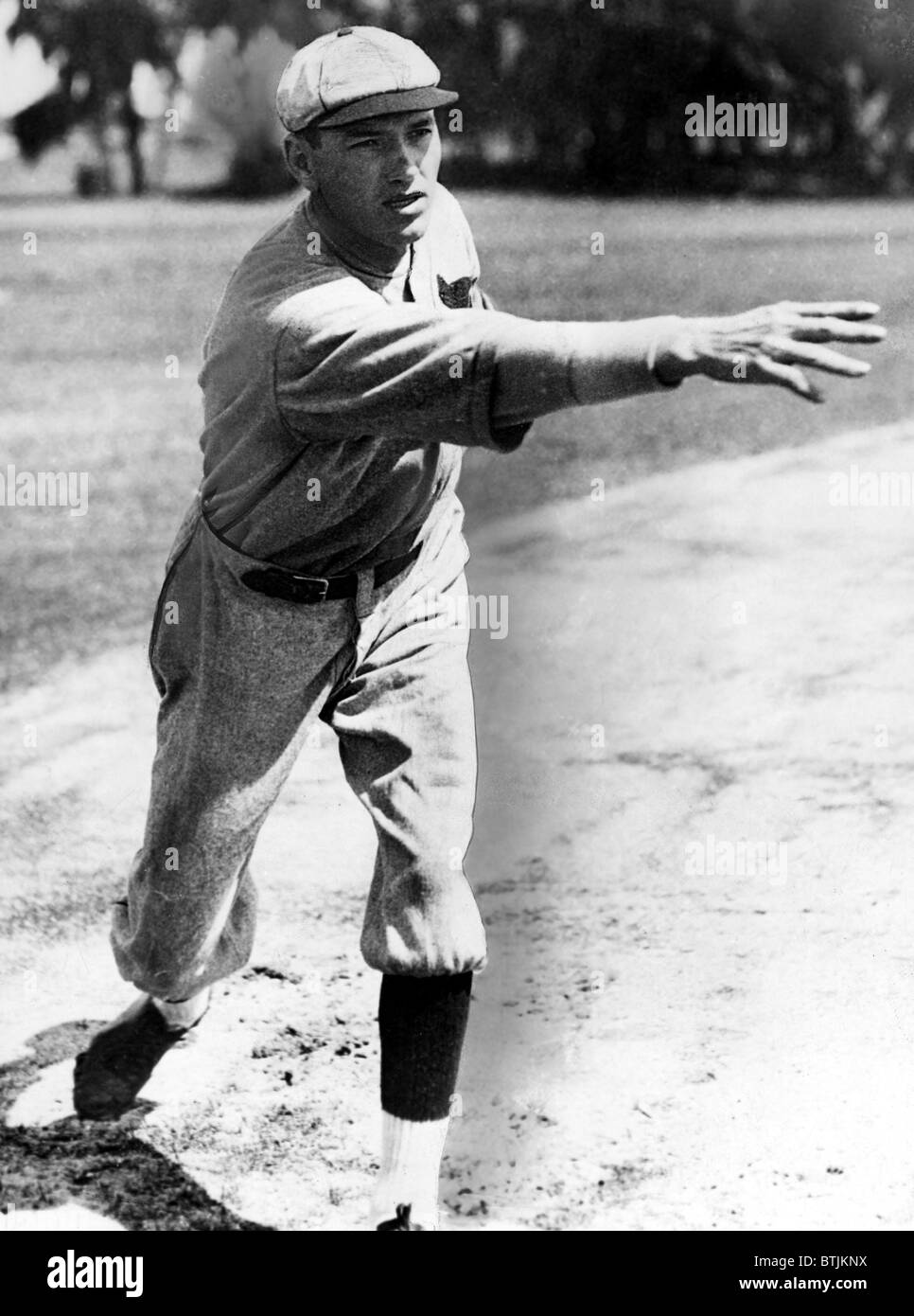 Jay Hanna 'Dizzy' Dean, (1910-1974) ace pitcher for St. Louis Cardinals during 1930s, 9/29/34 Stock Photo